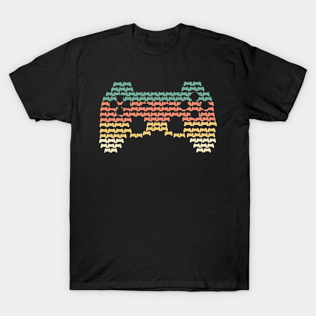 Gaming Controller retro Style T-Shirt by HBfunshirts